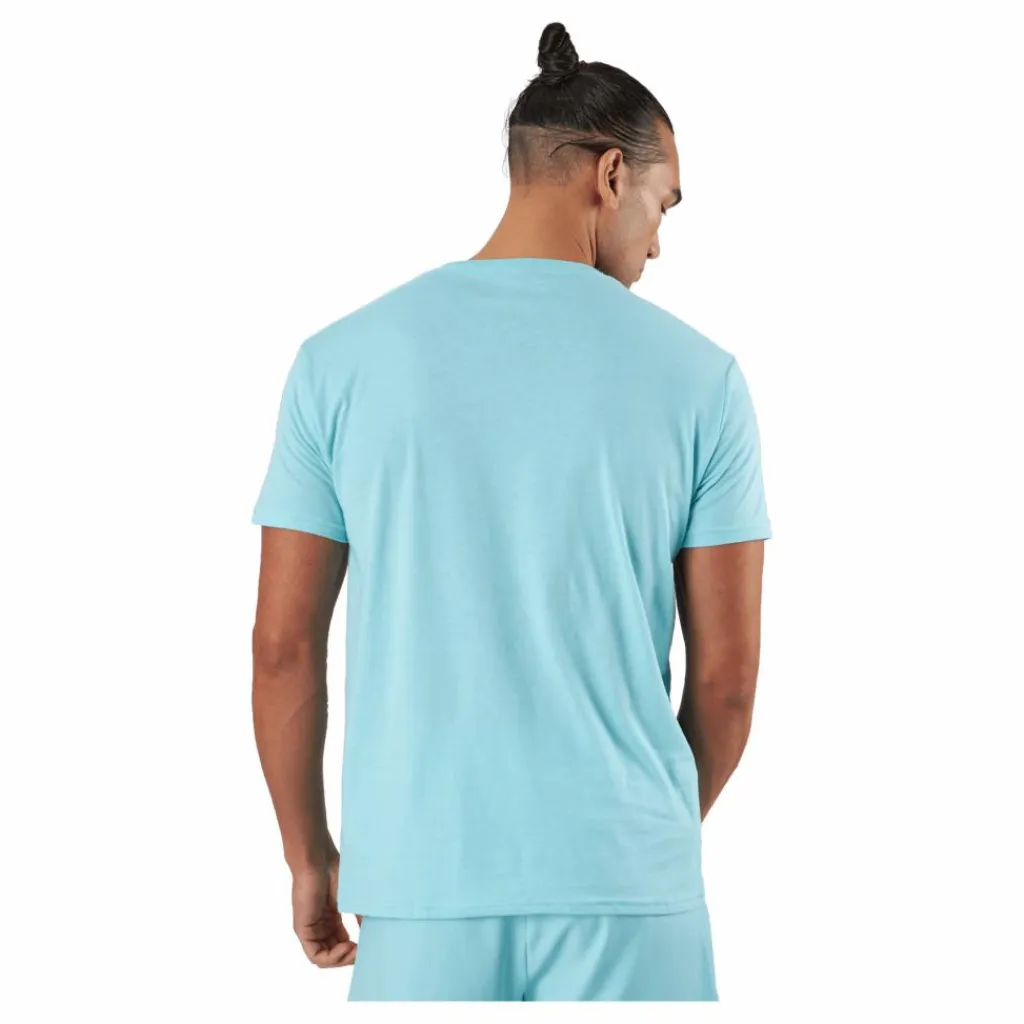 Babolat T-shirt Padel Cotton Turquoise Blå Hot