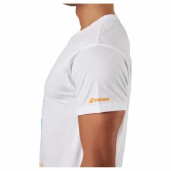 Babolat T-shirt Padel Cotton White Vit Clearance