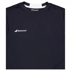 Babolat T-shirt Play Crew Neck Black Svart Discount