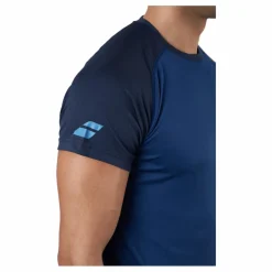 Babolat T-shirt Play Crew Neck Blue Blå Hot