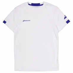 Babolat T-shirt Play Crew Neck White Vit New