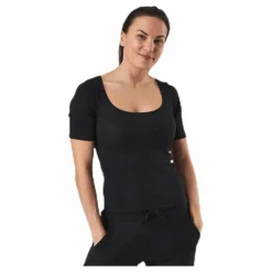 T-shirt Ribbed Black*Bread & Boxers Outlet