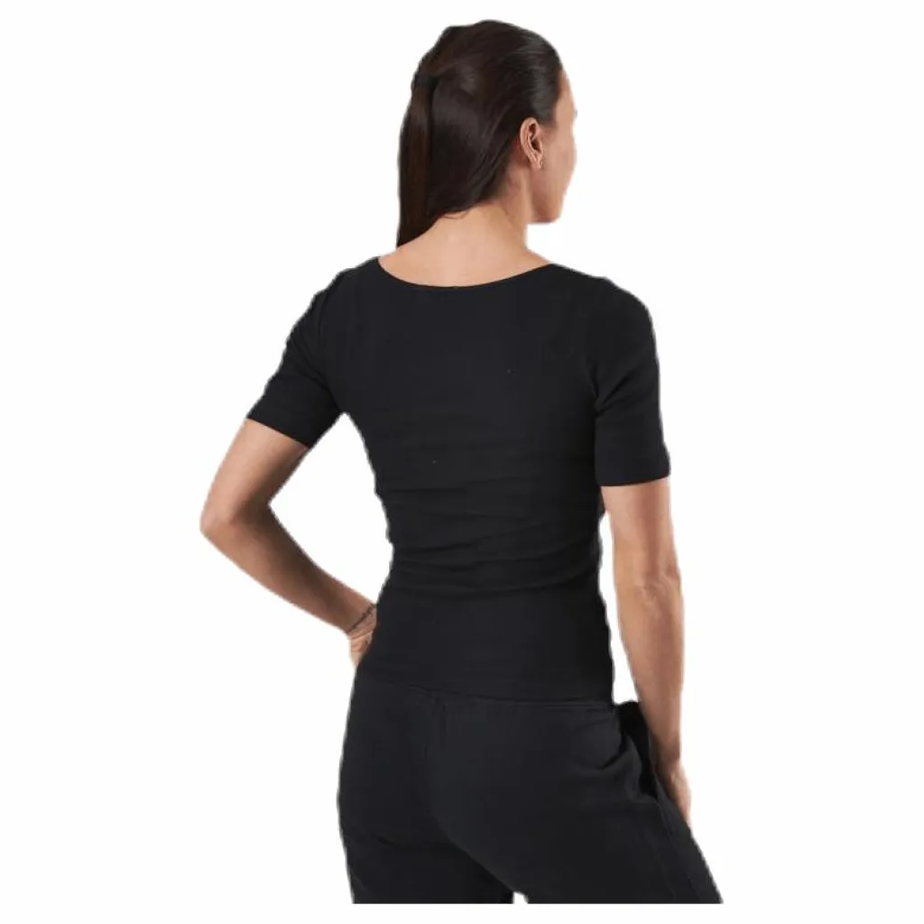 T-shirt Ribbed Black*Bread & Boxers Outlet