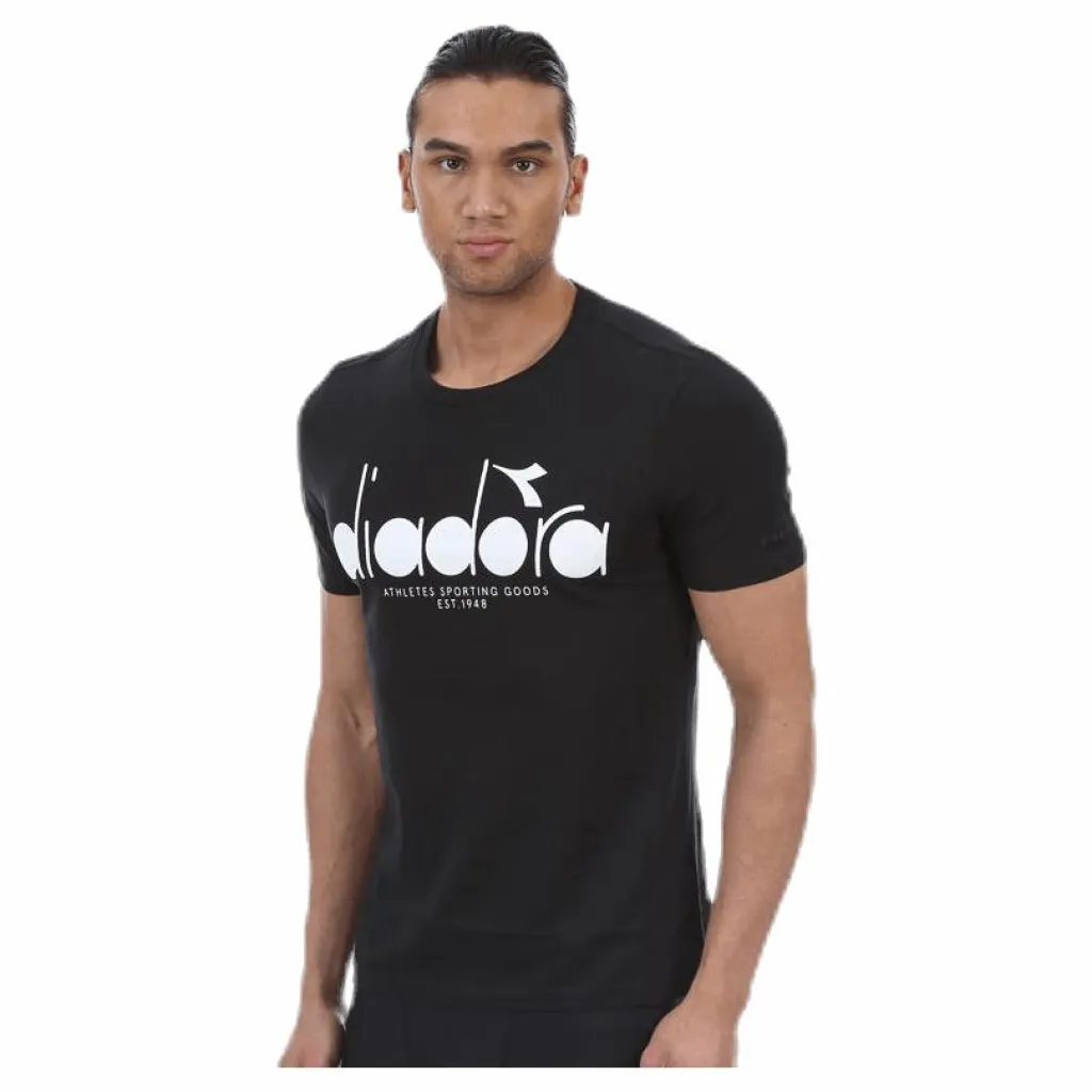 T-Shirt SS BL White/Black*Diadora New