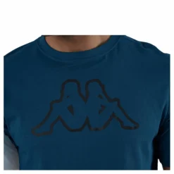 Kappa T-Shirt S/S, Cromen Blue Blå Sale