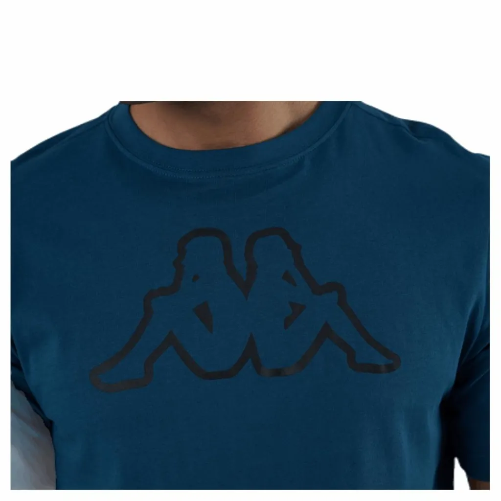 Kappa T-Shirt S/S, Cromen Blue Blå Sale