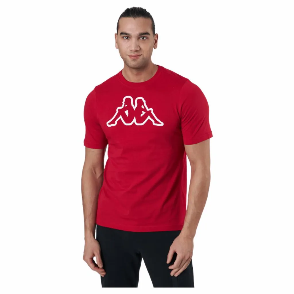 T-Shirt S/S, Cromen Red*Kappa New