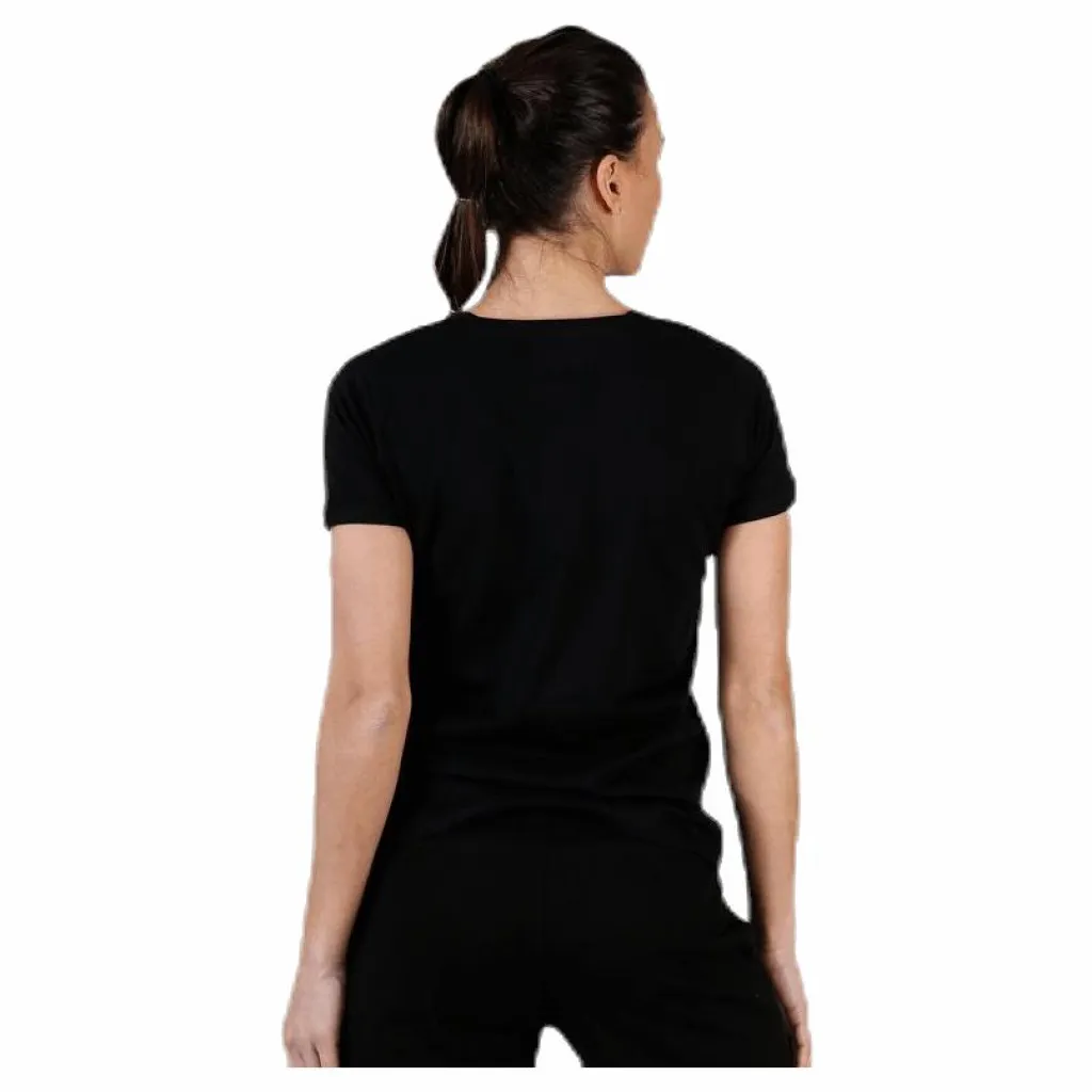 Kappa T-Shirt S/S, Logo Momba Black Svart Discount