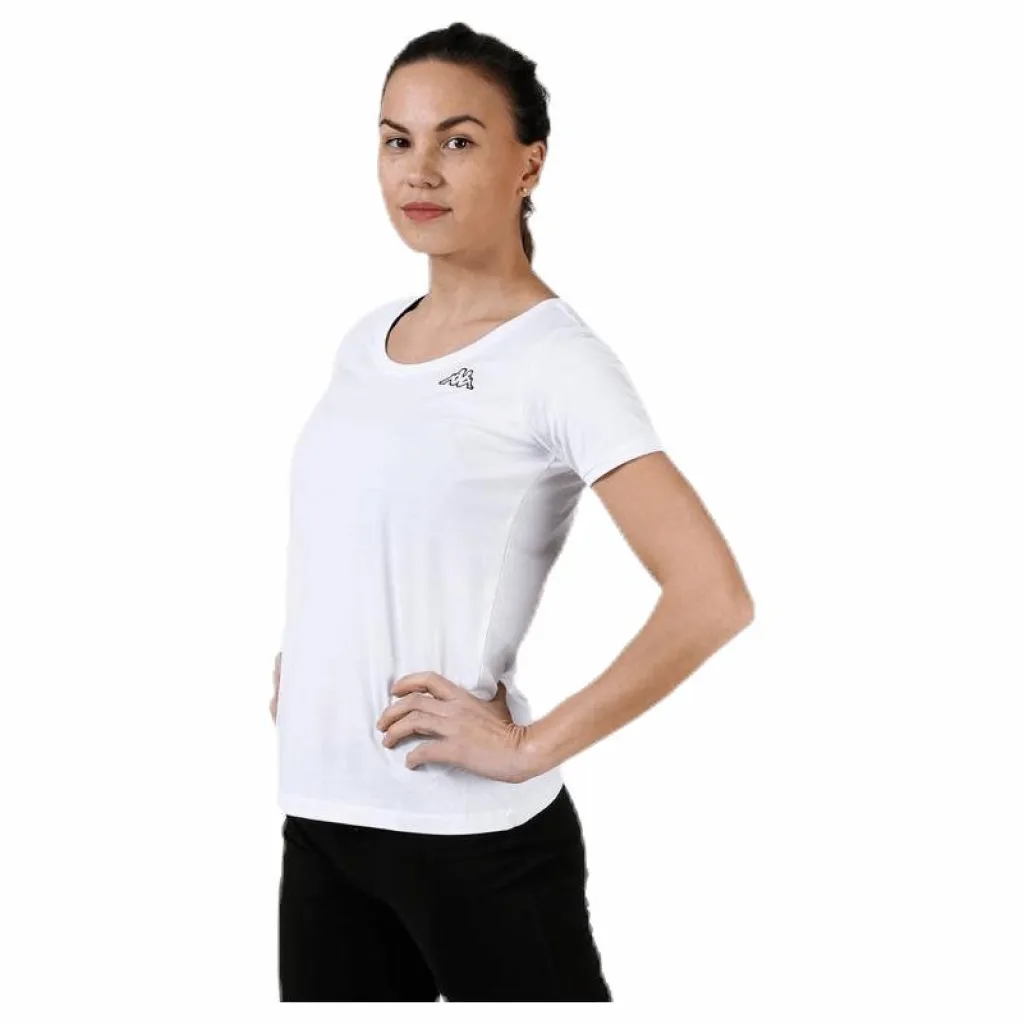 T-Shirt S/S, Logo Momba White*Kappa Discount