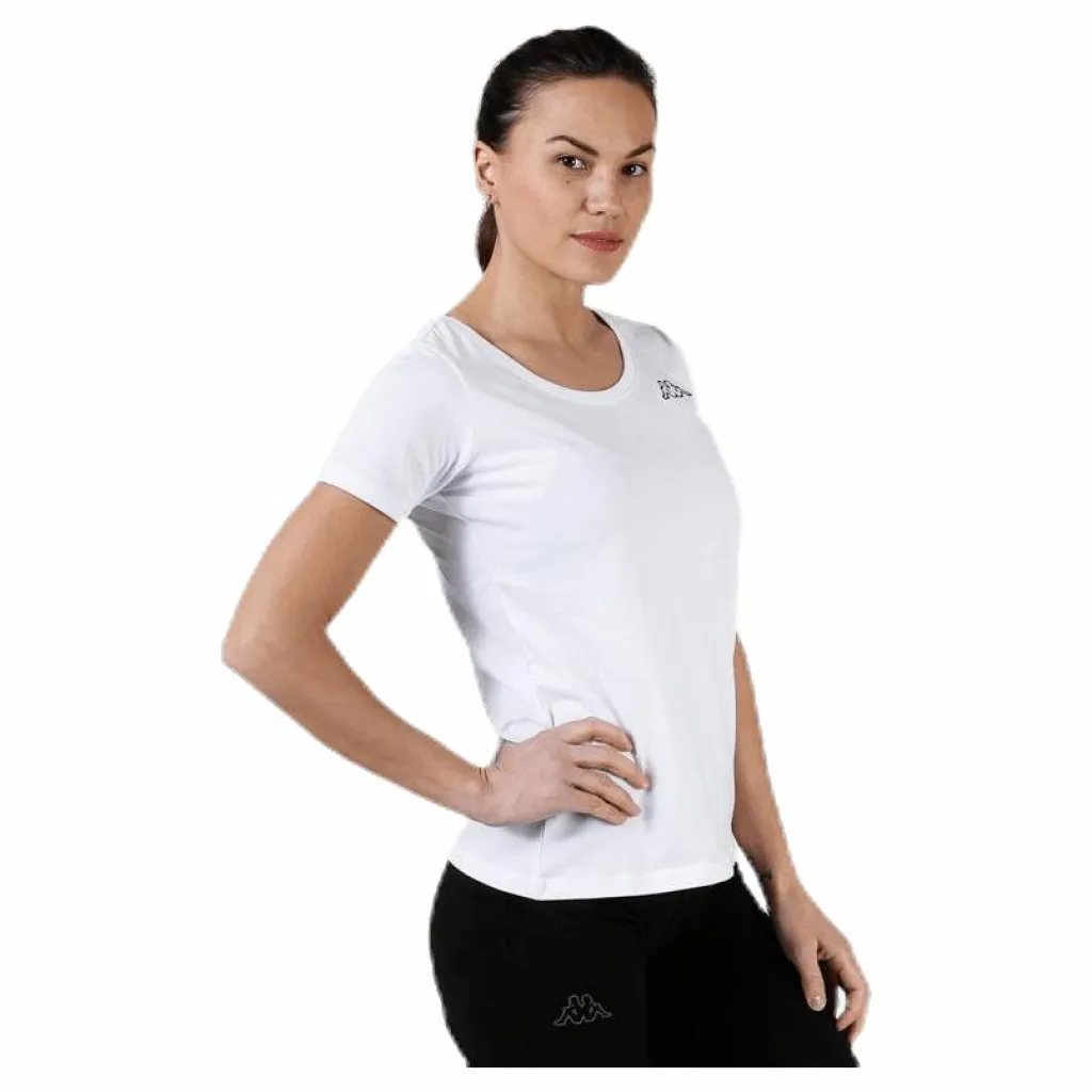 T-Shirt S/S, Logo Momba White*Kappa Discount
