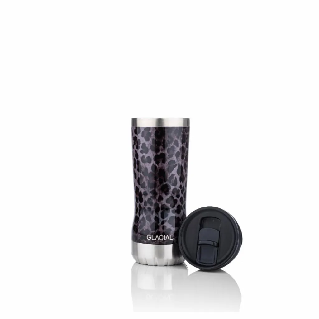 GLACIAL Tumbler Black Leopard 350ml Svart Sale