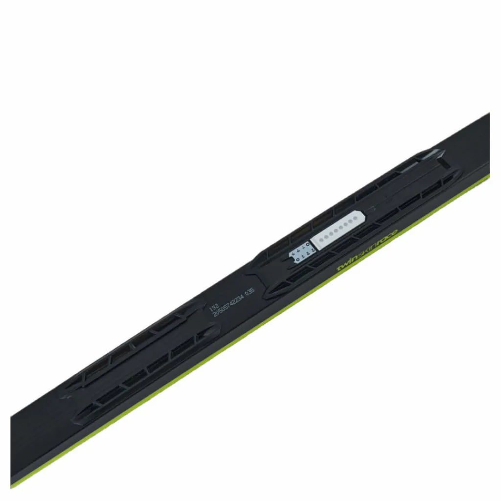 Fischer Twin Skin Race Medium Black/Yellow Svart och Gul Outlet