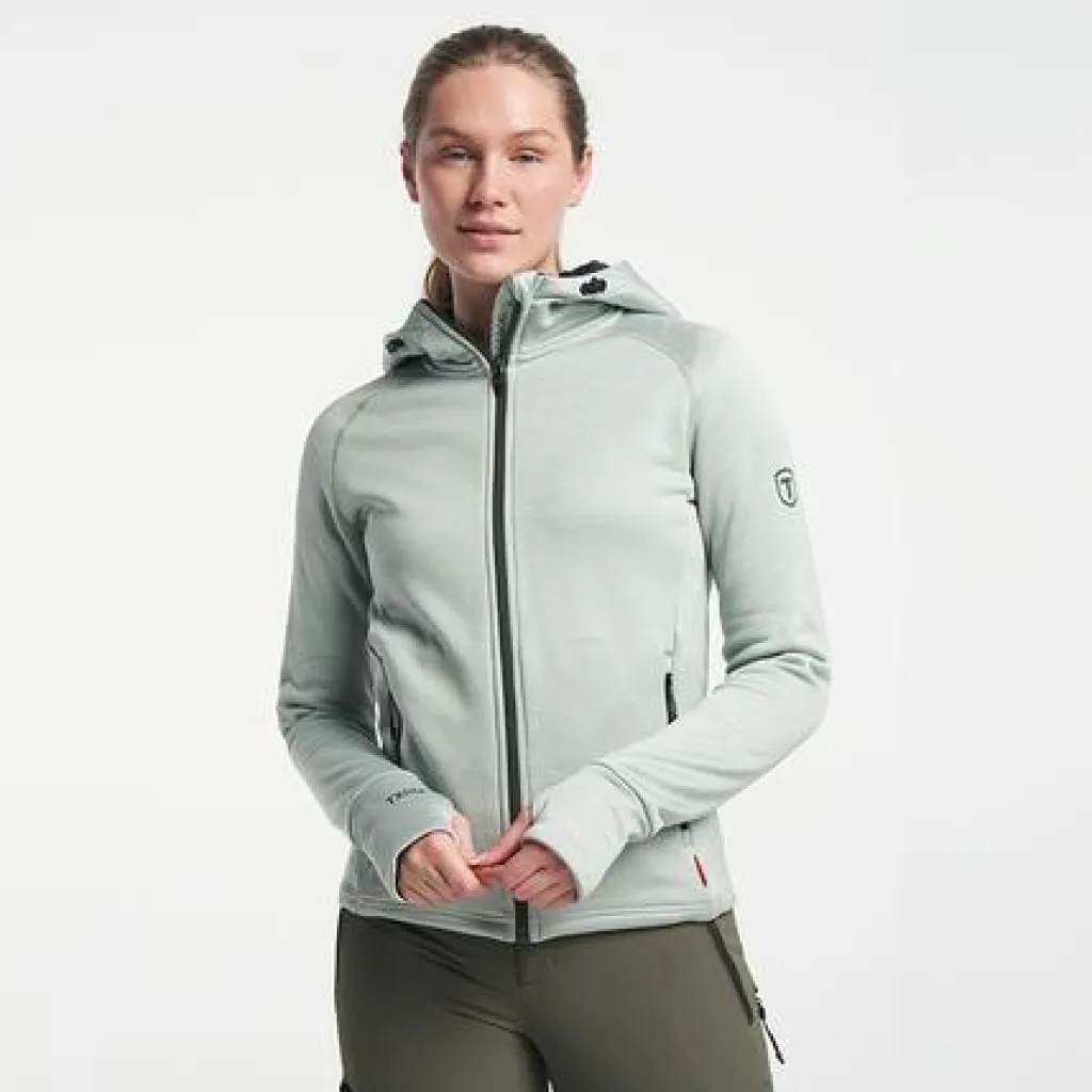 Txlite Hoodie Zip W Eucalyptus*Tenson Best