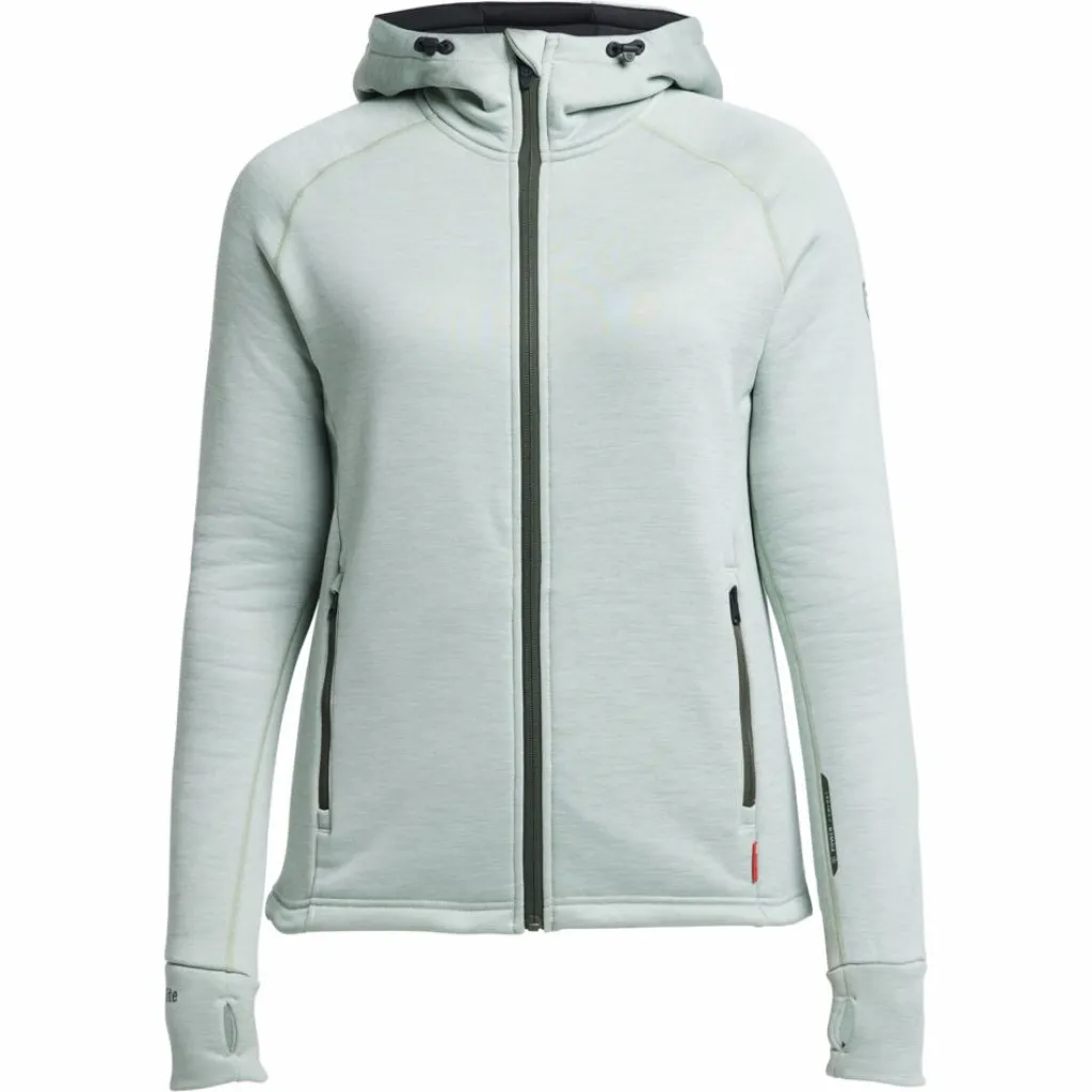 Txlite Hoodie Zip W Eucalyptus*Tenson Best