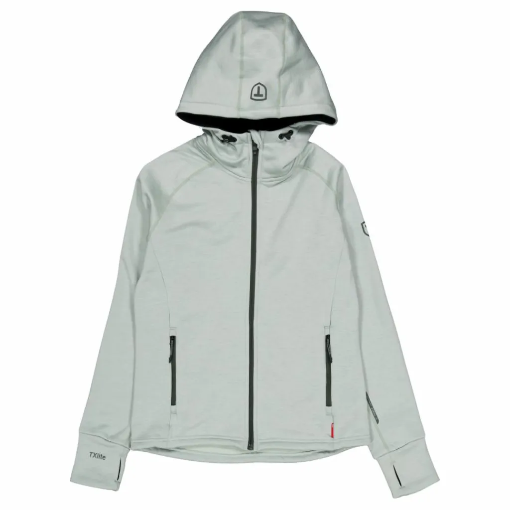 Txlite Hoodie Zip W Eucalyptus*Tenson Best