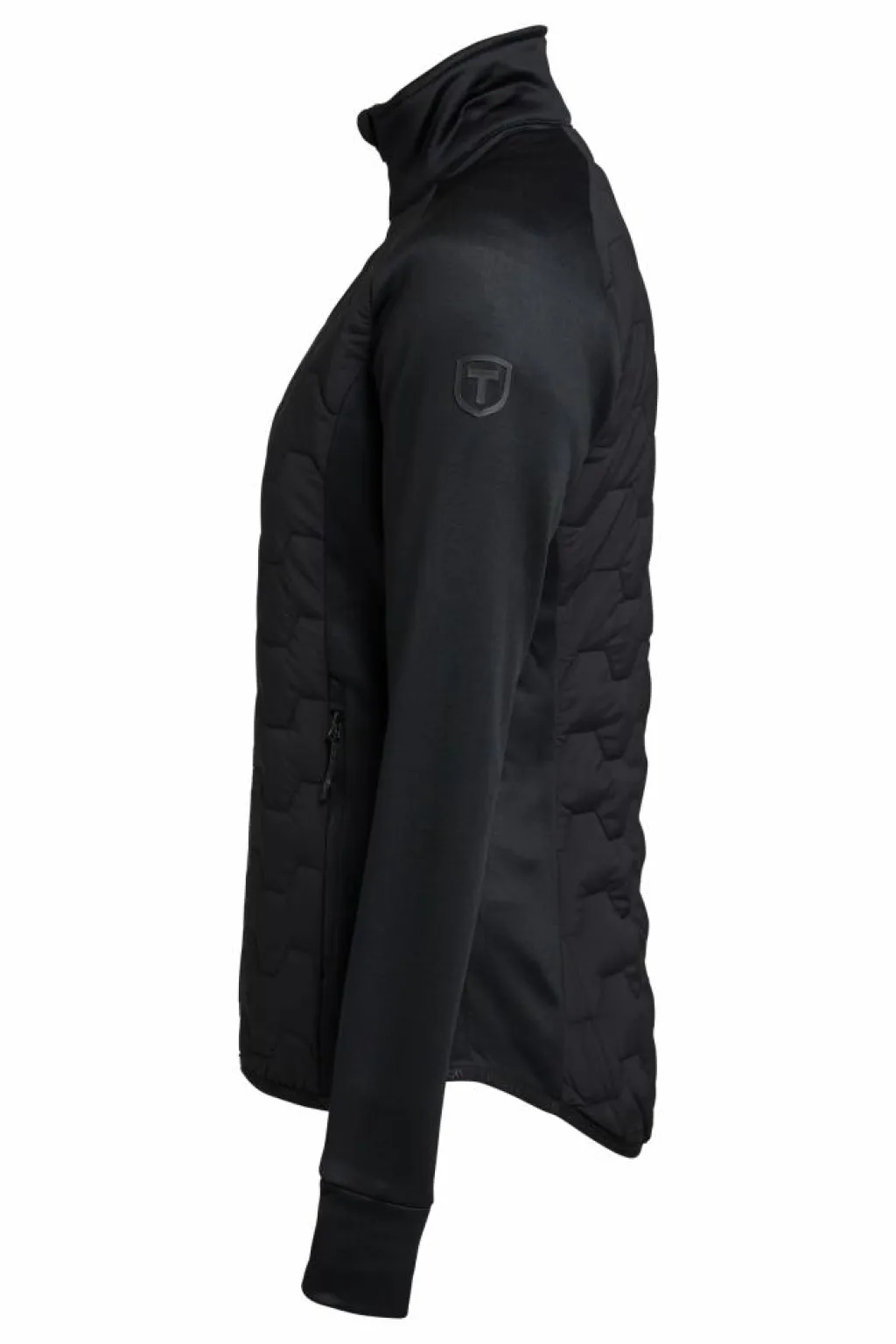 Txlite Hybrid Midlayer Zip Wom Black*Tenson Best