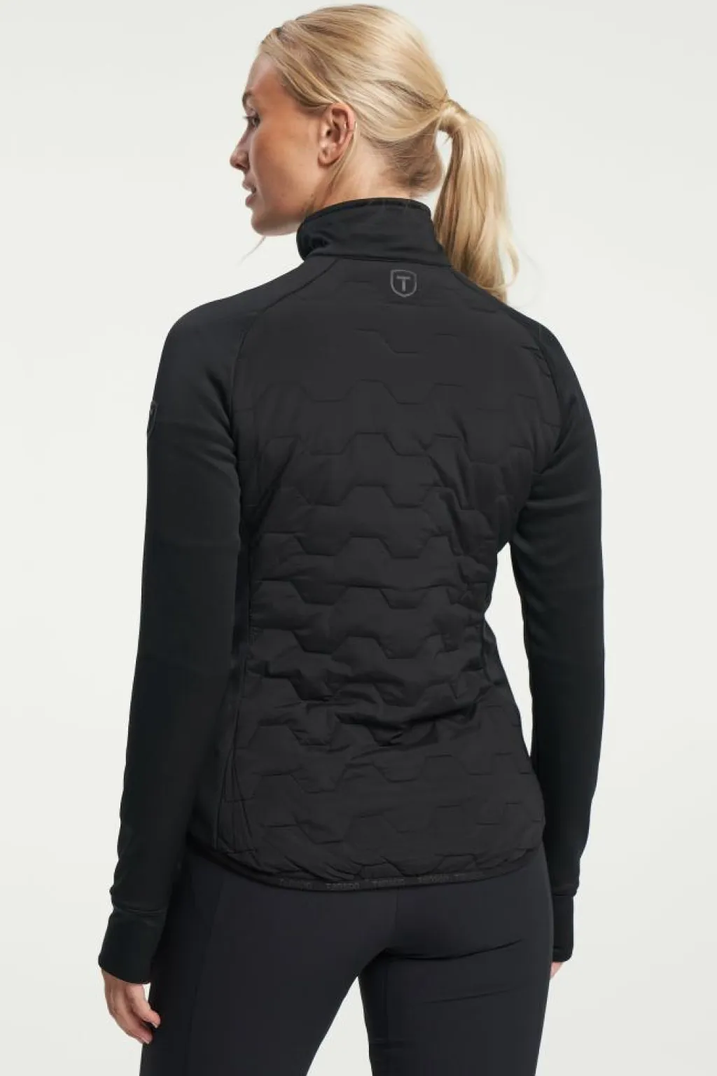 Txlite Hybrid Midlayer Zip Wom Black*Tenson Best