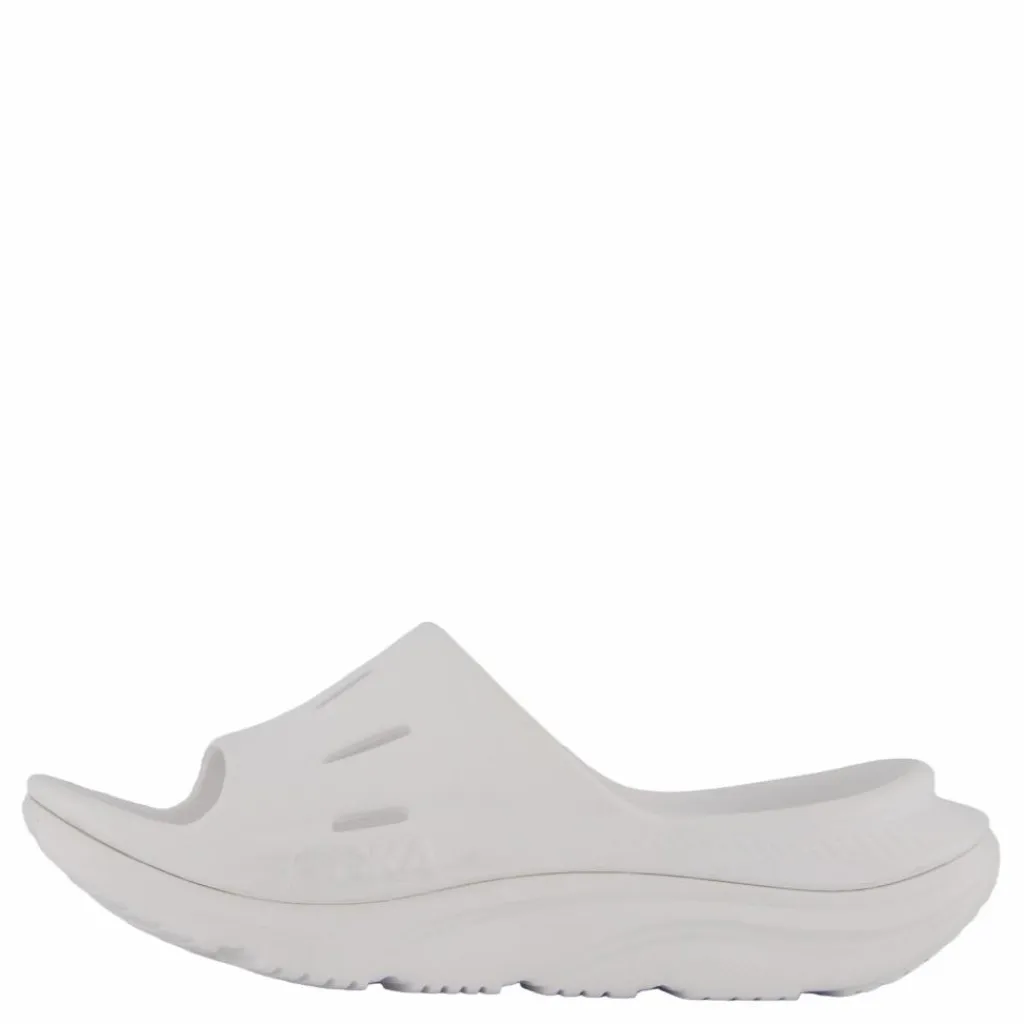Hoka U Ora Recovery Slide 3 White / White Vit Sale