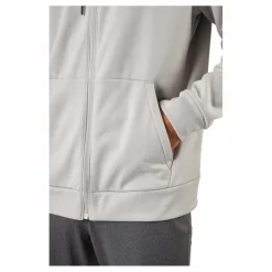 Under Armour Ua Armour Fleece Fz Hoodie Ghost Gray Grå