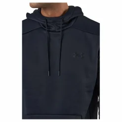 Under Armour Ua Armour Fleece Hoodie Black Blå New