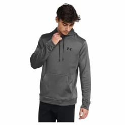 Under Armour Ua Armour Fleece Hoodie Castlerock Grå Best