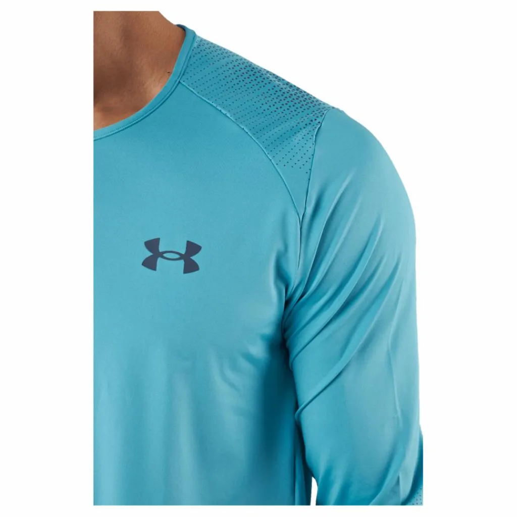 Ua Armourprint Ls Glacier Blue*Under Armour Discount