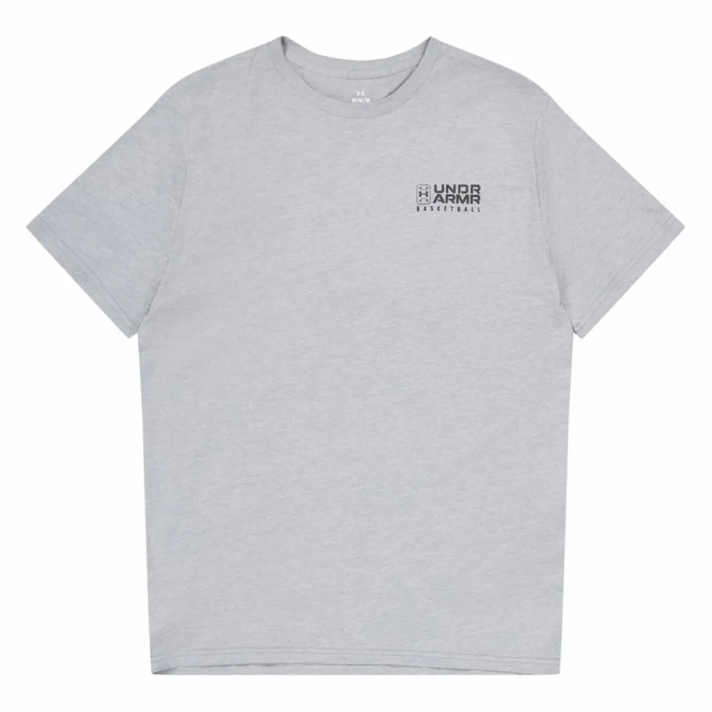 Ua Bball Logo Court Ss Grey*Under Armour
