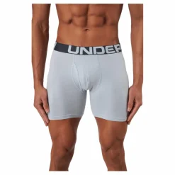 Under Armour Ua Charged Cotton 6in 3 Pack Royal Blå New
