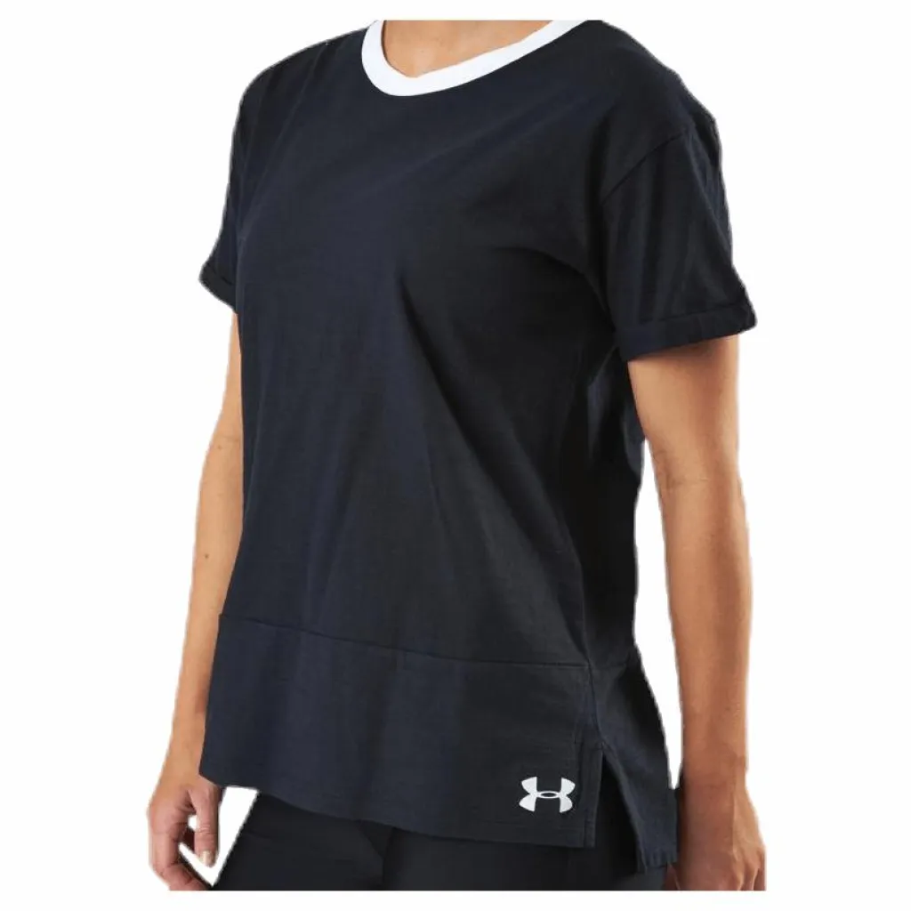 Under Armour UA Charged Cotton SS Black Svart Clearance