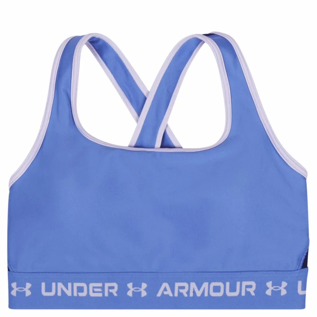 Under Armour UA Crossback Mid Bra Blå Sale