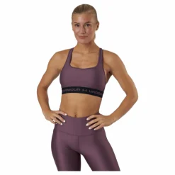 Ua Crossback Mid Bra Ash Plum*Under Armour Discount