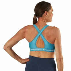 Ua Crossback Mid Bra Glacier Blue*Under Armour Discount