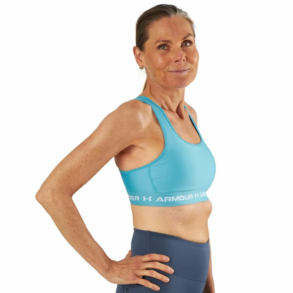 Ua Crossback Mid Bra Glacier Blue*Under Armour Discount