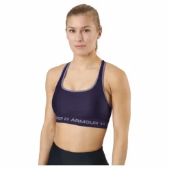 Ua Crossback Mid Bra Purple Switch / Purple Switch*Under Armour Online