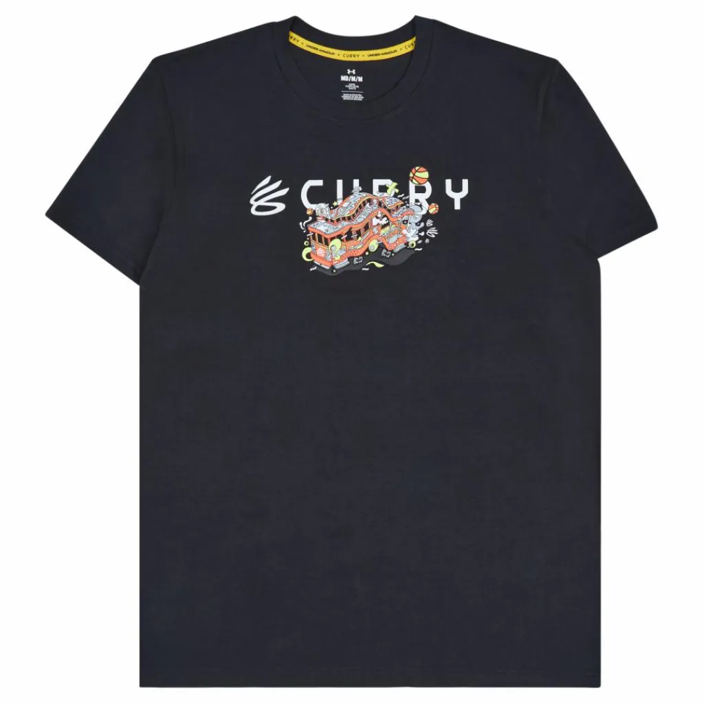 Under Armour UA CURRY TROLLY HVYWEIGHT SS Svart Online