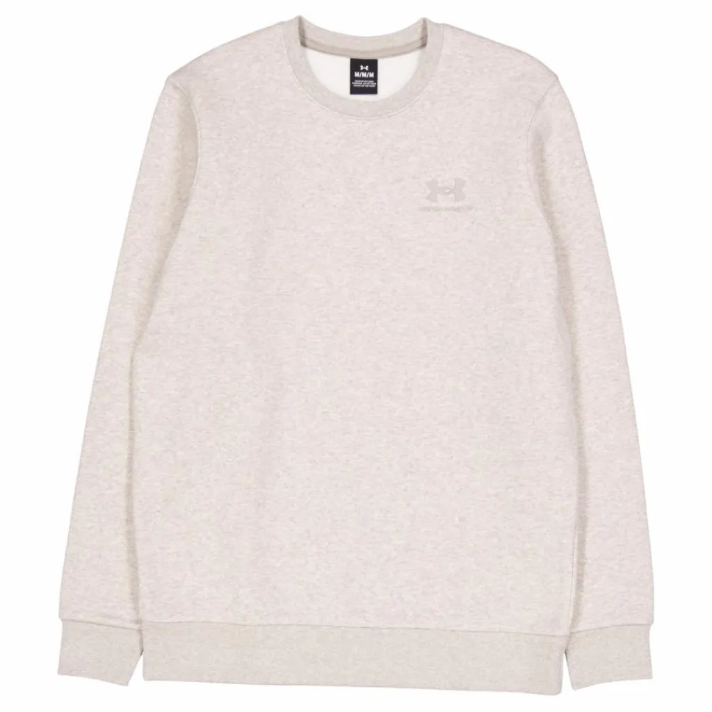 Ua Essential Fleece Crew Taupe*Under Armour New