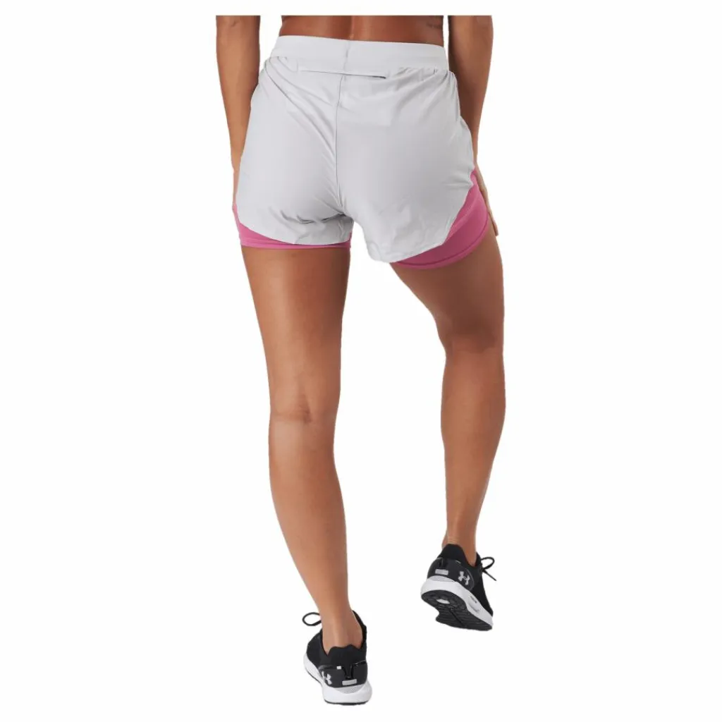 Ua Fly By Elite 2-in-1 Short Ghost Gray*Under Armour Sale