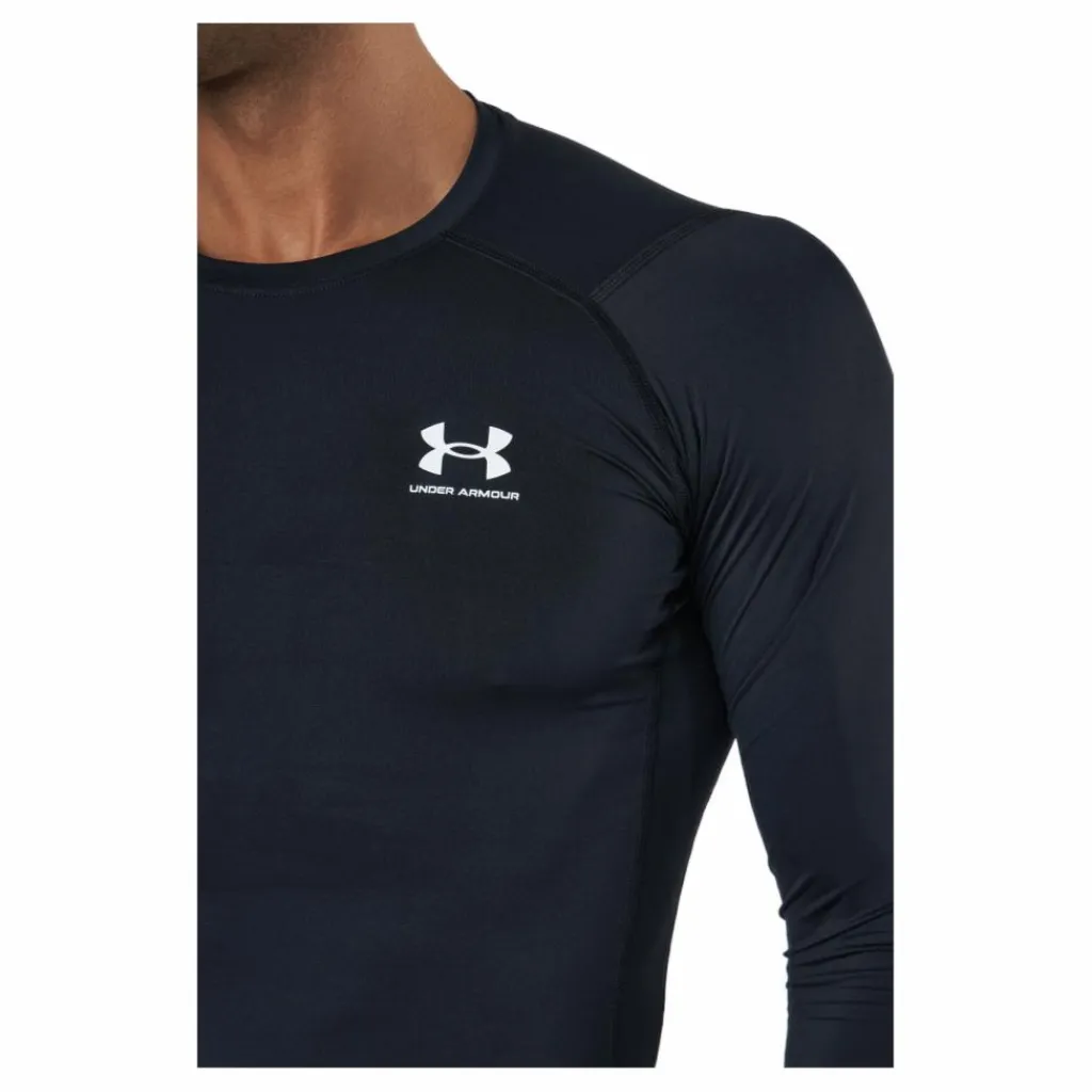 Under Armour Ua Hg Armour Comp Ls Black Svart Best
