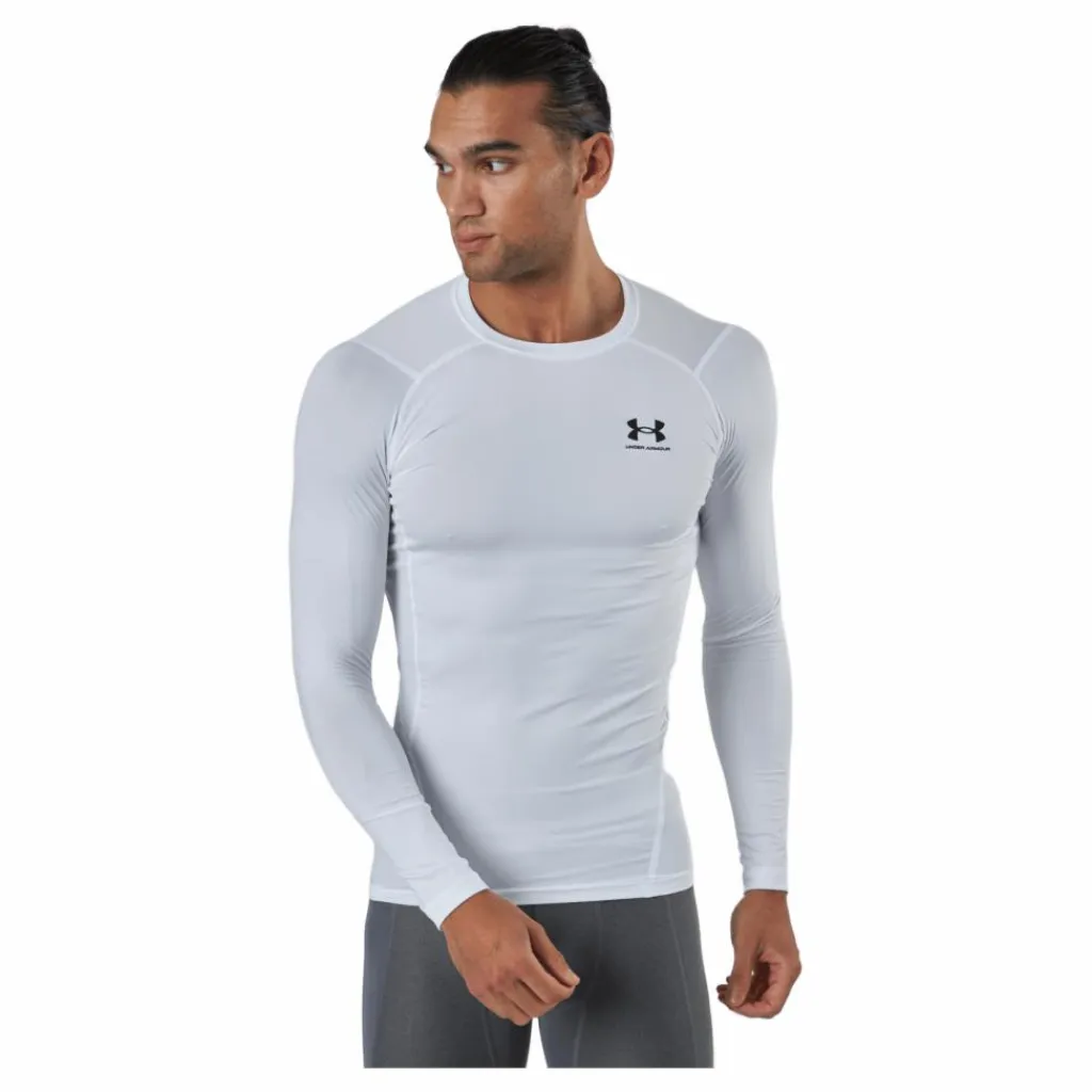 Under Armour Ua Hg Armour Comp Ls White Vit Discount