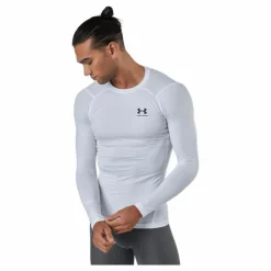 Under Armour Ua Hg Armour Comp Ls White Vit Discount