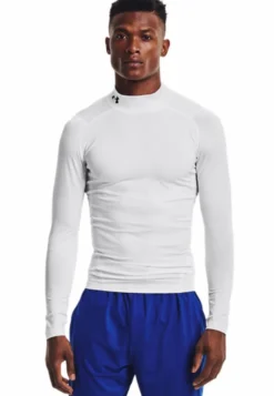 Ua Hg Armour Comp Mock Ls White*Under Armour Online