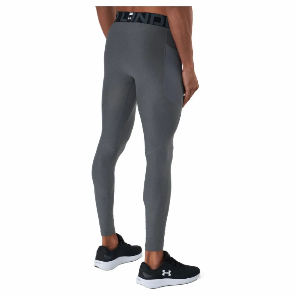 Under Armour Ua Hg Armour Leggings Carbon Heather Grå Discount