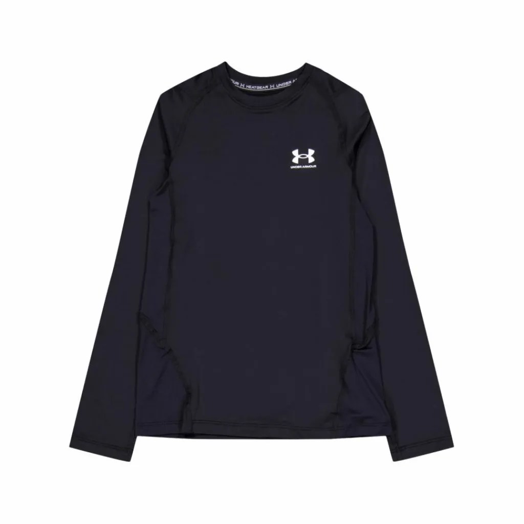 Under Armour Ua Hg Armour Ls Black Svart Online