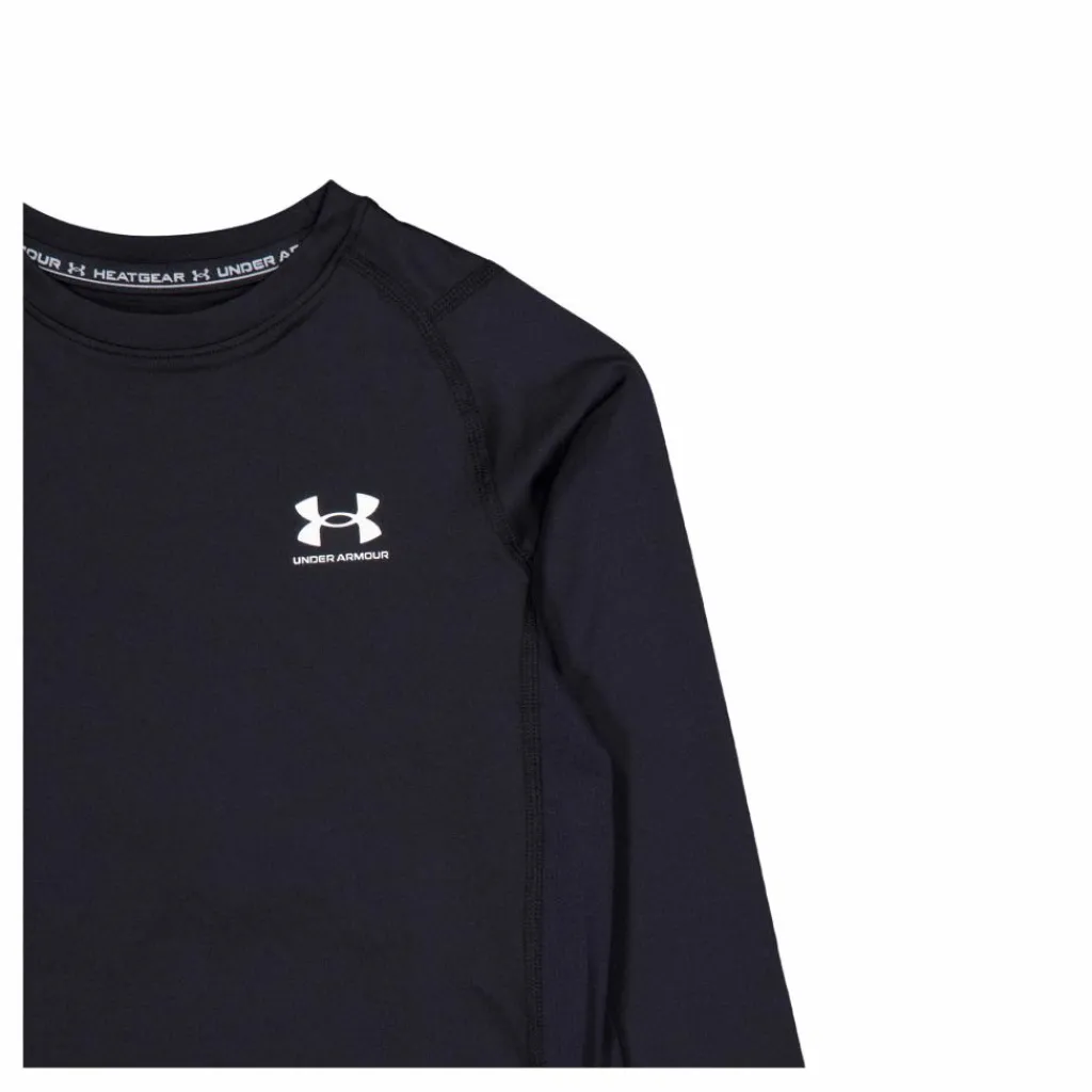 Under Armour Ua Hg Armour Ls Black Svart Online