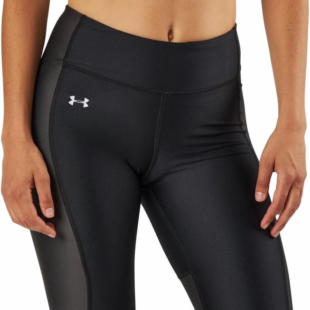 Under Armour UA HG Armour Perforation Inset Leggings Black Svart Clearance