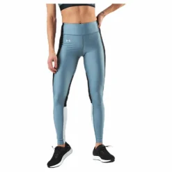 UA HG Armour Perforation Inset Leggings Turquoise*Under Armour Best