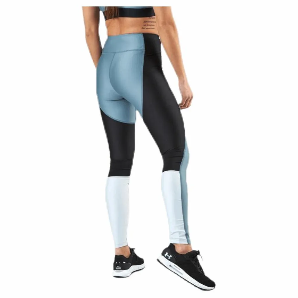 UA HG Armour Perforation Inset Leggings Turquoise*Under Armour Best