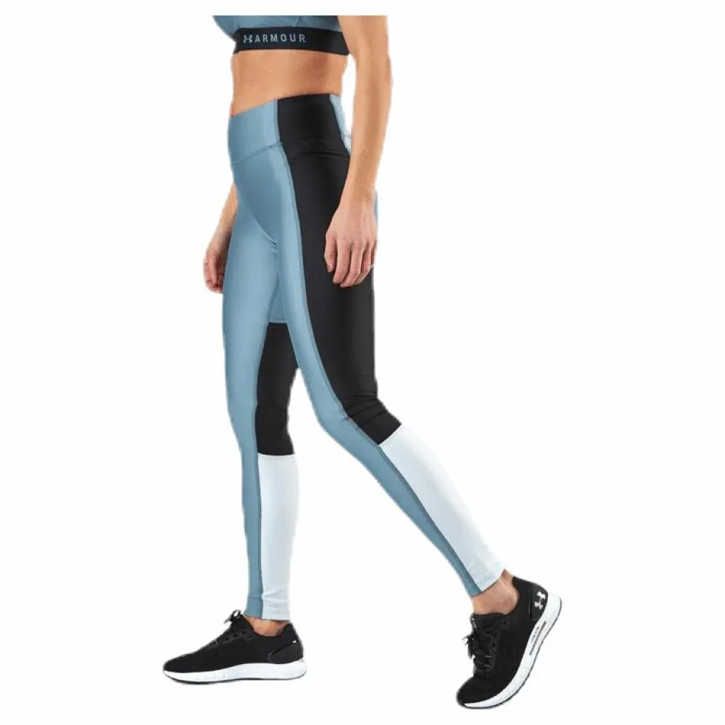 UA HG Armour Perforation Inset Leggings Turquoise*Under Armour Best
