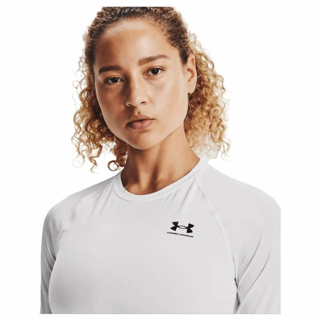 Under Armour Ua Hg Authentics Comp Ls White Vit Outlet
