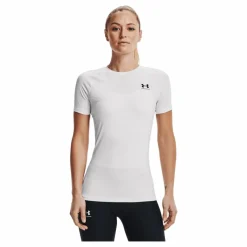 Under Armour Ua Hg Authentics Comp Ss White Vit Best